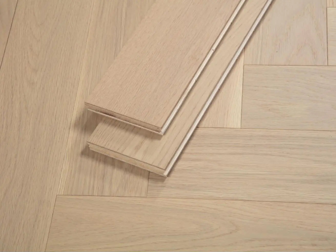 An image of a??  Vidar Engineered Wood Daybreak Herringbone AB Grade??by??LONGTERM house floor