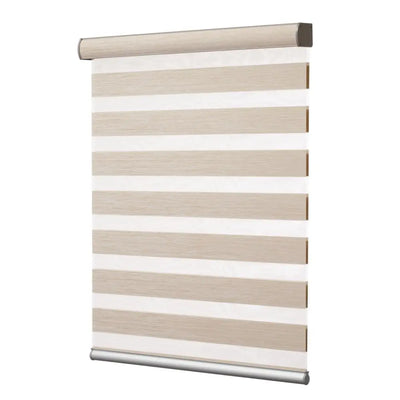 An image of a   Zebra Fabric Blinds Codeless Lift by LONGTERM house floor